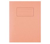 Silvine Cuadernos de ejercicios de cuadrícula A5 (Paquete de 10) One Size naranja