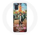 Coque pour samsung galaxy A71 Squid Game Série joueurs soldats poupée