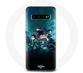 Coque pour Samsung Galaxy S10 plus Demon Slayer Manga Tanjiro et Nezuko
