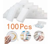 Esponja de limpieza Nano blanca, 20/50/100 Uds., zapato mágico, descontaminación mágica, cepillo de cocina, fregado de platos, toallita mágica 20 Pcs