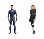 Mono de cosplay de Felicia Hardy, la heroína de la película Black Cat, para Halloween y Navidad, para fiesta de disfraces, traje Zentai para mujer, vestido elegante S