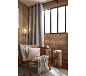 Cortina opaca  Bjorn , 100 % opaca, insonorizada y térmica, con forro polar - Bjorn Pampa - Panel opaco + forro polar, 140 x 180 cm