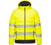Portwest Chaqueta térmica ultrasónica de alta visibilidad para hombre S negro/amarillo