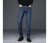Vaqueros ligeros de negocios para hombre, holgados, de tubo recto, pantalones de algodón de seda lavados elásticos para hombre, ropa normal para hombre de primavera y verano 28 negro