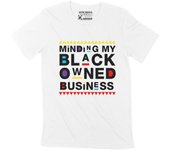 Camiseta ULTRABASIC para hombre, camiseta BLM Minding My Black Owned Business, camiseta Vintage 2020 XS blanco