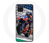 Coque maniacase pour samsung Galaxy A12 miguel oliveira moto gp drapeau portugal
