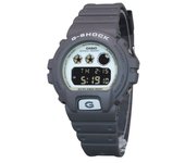 Casio Reloj de cuarzo con correa de resina digital G-Shock Hidden Glow DW-6900HD-8 200M para hombre gris