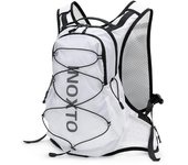 Mochila para correr al aire libre de 12L, mochila para bicicleta, chaleco deportivo, bolsa de montar ultraligera para hombres y mujeres blanco