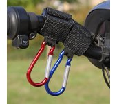 Gancho multifuncional para bicicletas, vehículos eléctricos, motocicletas, ganchos universales rojo