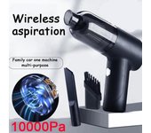 Aspiradora de coche inalámbrica 3 en 1, nueva, portátil, 10000 Pa, 120 W, de alta potencia, miniaspiradora de mano, aspiradora doméstica blanco