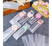 Máquina para sellar piruletas, paquete transparente esmerilado, hecha a mano, para dulces y azúcar, 50/100 unidades other