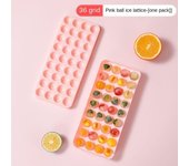 Accesorios de cocina, bandeja de hielo para paletas, molde para bolas de hielo, bolas de whisky congeladas, herramientas para helado 24 Cell color rosa