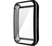 Funda protectora de TPU para Huawei Band 7, carcasa protectora de pantalla completa, marco de parachoques para Honor Band 6 blanco transparente