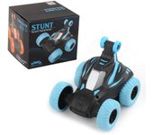 Coche de juguete eléctrico con luces y música que da volteretas de 360 grados, vehículo acrobático eléctrico universal automático