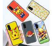 Funda Negra para OPPO Reno 8 6 5 4 Pro Plus Find X3 A17 A3 A31 A38 A40 A53 A54 A55 A74 A76 A78 A77 A80 A94 A95 A96 Lite P-37 Lovely Pikachu OPPO Reno 6 Pro indigo