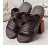 Nuevas zapatillas de verano para hombre, zapatos de playa informales, sandalias antideslizantes para hombre, chanclas informales, zapatillas 40 marrón