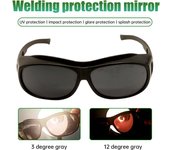 Gafas de soldadura Herramientas de soldadura eléctrica Soldadura anti-láser Soldadura ultravioleta Soldadura por arco de argón Gafas protectoras Gafas de sol a prueba de polvo