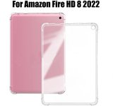 Funda protectora para tableta Fire HD 8 2022, carcasa suave y transparente de TPU, Capa Coque para Fire HD 8 2022 8,0 pulgadas Fire HD 8 plus 2022 transparente