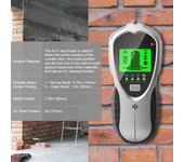 KKmoon Stud Finder Escáner de pared 4 en 1 Detector de metales digital multifuncional Pared portátil Press Button