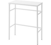 Jaula telescópica para mascotas Yamazaki Jitsugyo, rejilla superior, color blanco aprox.. Consola de torre, mesa auxiliar, 4086, ancho 58,5-107 cm, profundidad 26 cm, alto 67 cm