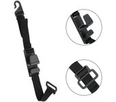 Percha para reposacabezas de coche ajustable, 1 pieza, clip de sujeción automático, ganchos universales para respaldo de asiento de coche, soporte para colgar bolsas de la compra