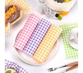 50 piezas de papel encerado para alimentos, resistente al aceite, para envolver pan, sándwiches, hamburguesas, papas fritas, macarrones, utensilios de cocina para hornear, decoración de envases.