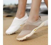 Zapatos de agua para hombres y mujeres, zapatos acuáticos de playa, sandalias de natación, drenaje, zapatos deportivos para vadear, navegación de secado rápido, pies descalzos, yoga, gimnasio, pesca, surf, zapatillas de deporte 36 blanco