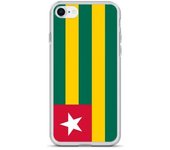Funda iPhone - Drapeau Togo - iPhone 6S Plus - Souple - Multicolore - Verticale