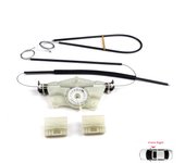BWR778 Kit de reparación de elevalunas de puerta delantera derecha para VW Touareg MK1 7L Porsche Cayenne MK1 9PA 955 957 2002-2010 7L0837462