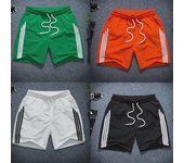 Pantalones cortos deportivos elásticos de verano para hombre, de secado rápido, informales, holgados, de tres cuartos L