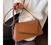 Bolso pequeño cuadrado minimalista y de alta calidad para otoño/invierno 2024, diseño lujoso, bandolera de un solo hombro negro