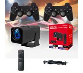 Proyector de películas para el hogar Y6S 300ANSI Android 12, proyector portátil para exteriores con doble Wifi6 BT5.0 negro