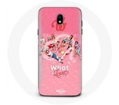 Coque pour Samsung Galaxy S5 TWICE Logo Rouge Affiche What Is Love