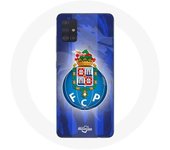 Coque Maniacase pour Samsung Galaxy A51 4G fcp porto fond bleu portugal