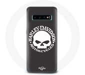 Coque pour Samsung Galaxy s10 plus Harley Davidson Motors Tete de mort
