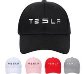 Gorra Snapback para hombre, Bordado de letras para gorras de béisbol Tesla, moda informal estilo Hip Hop, deportes al aire libre, correr, Golf, ajustable