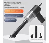 1 aspiradora portátil inalámbrica tipo C para cargar vehículos domésticos, 120 W, alta potencia, color negro negro