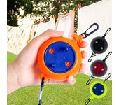 Tendedero retráctil portátil no perforado de 10M, tendedero para viajes, tendedero colgante portátil a prueba de viento para acampar al aire libre naranja