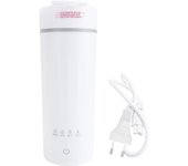 Hervidor de agua eléctrico de viaje 4 en 1, 300 W, 475 ml, portátil, pequeño, para café, 5 minutos de cocción rápida