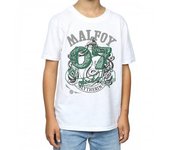 Harry Potter Boys Seeker Draco Malfoy Cotton T-Shirt 9-11 Years blanco