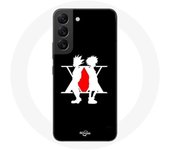 Coque pour Samsung Galaxy S21 FE Hunter x Hunter Manga Logo Noir