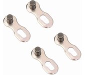 Conector de unión mágica de cadena de liberación rápida para bicicleta de alta resistencia para 11 velocidades (Plata) plata