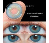 Lentes de contacto de color AMARA, serie RUSSIANGIRL, lentes de contacto de color anuales para alumnos, lentes de colores para ojos