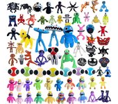Rainbow Friends muñeco de peluche juguetes de peluche suave juego de dibujos animados monstruo personaje juguetes de peluche para niños