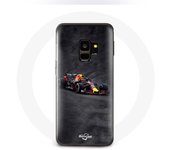 Coque pour Samsung Galaxy S9 Plus Formule 1 Max Verstappen F1 noir rouge et jaune