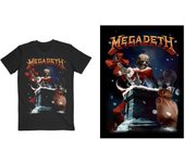 Megadeth Santa Vic Chimenea Camiseta unisex S
