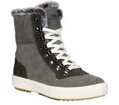 TRESPASS Botas de nieve con cordones de ante Korinna para mujer 6 UK gris