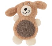 Juguete de peluche para perros, chirriante, suave, para limpiar los dientes, interactivo, lindo juguete masticable para mascotas pequeñas y medianas.