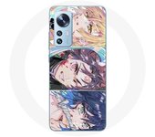 Coque pour Xiaomi Mi 12 / 12X Tanjiro Inosuke et Zenitsu Demon Slayer Kimetsu no Yaiba Manga