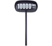 Martillo inflable divertido de 1000 toneladas, juguete de broma para niños, juguete de simulación para piscina y playa. negro